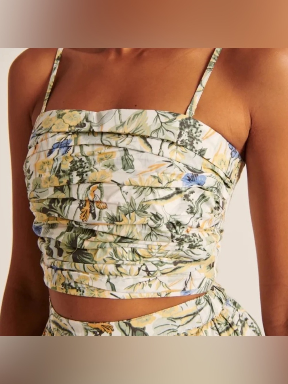 Abercrombie & Fitch floral set sz M - Picture 2 of 11